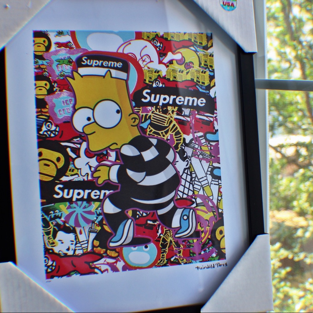 Lot of 4 Supreme Fairchild Paris Limited Wall Art